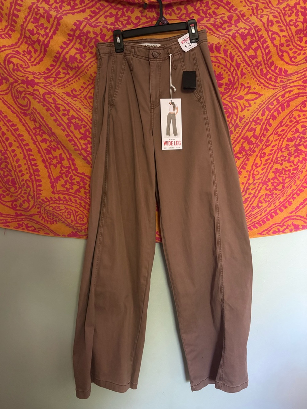 NWT Wide leg high rise jeans by celebrity pink